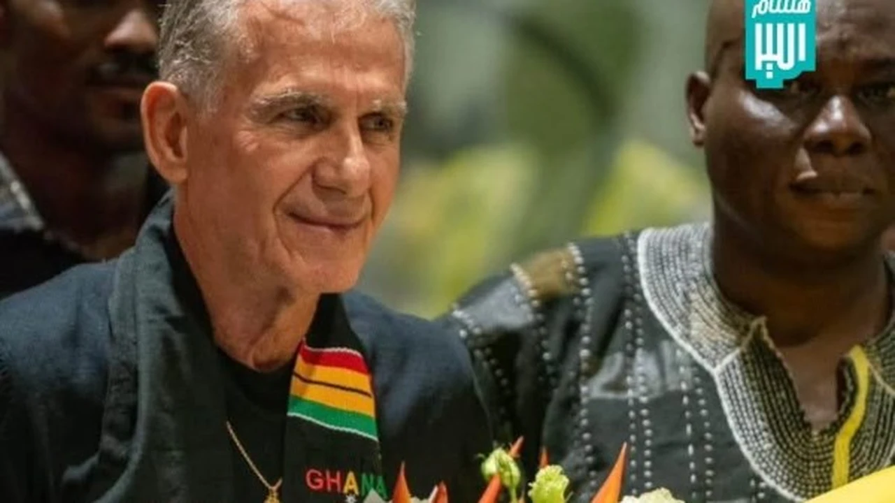 استعدادًا لتولي القيادة الفنية.. لحظة وصول “كيروش” إلى العاصمة الغانية